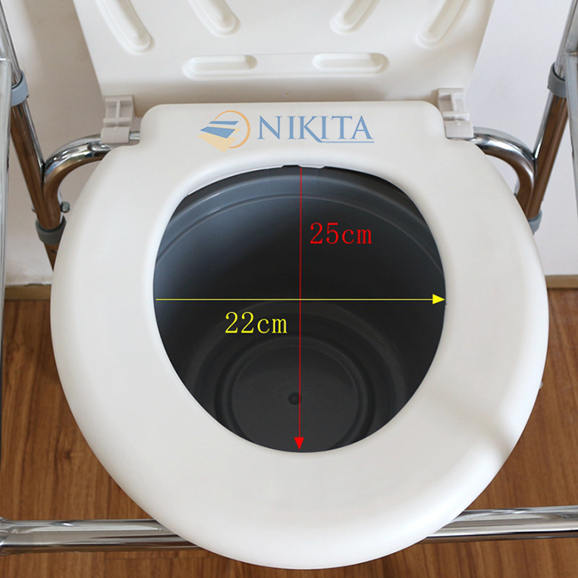 Ghế bô WC có bánh xe GK155