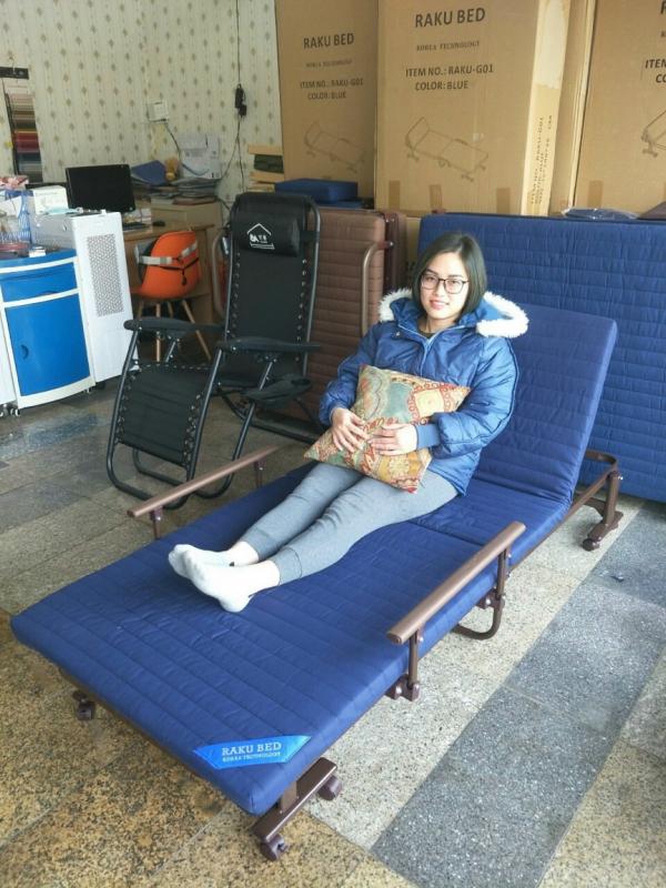 Giường gấp Hàn Quốc Chính Hãng rộng 90cm